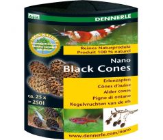 Dennerle Black Cones 25 ks - Jelšové šišky