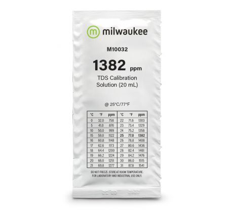 Kalibračný roztok Milwaukee TDS 1382 ppm