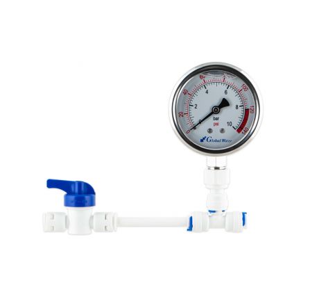 Manometer na meranie tlaku vody - sada
